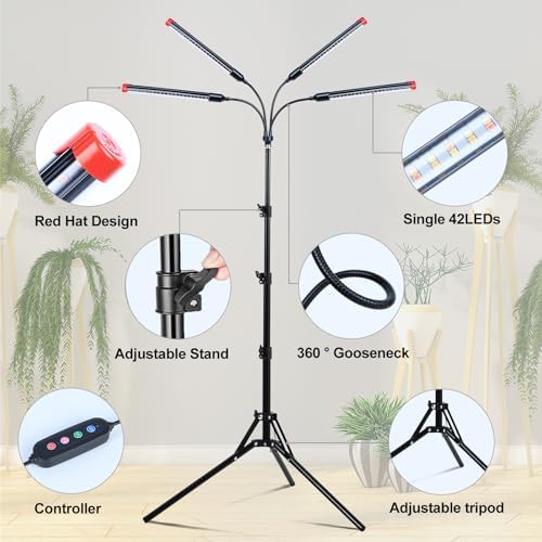 Grow Light with Stand for Tall and Large Indoor Plants - Image 5