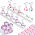 Makartt Nail Stand for Press On: Nails Display Holo Purple & Pink by Makartt