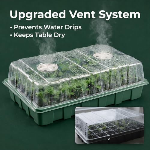 Gardzen 5 Pack 40 Cell BPA Free Seed Starter Tray Kit - Image 5