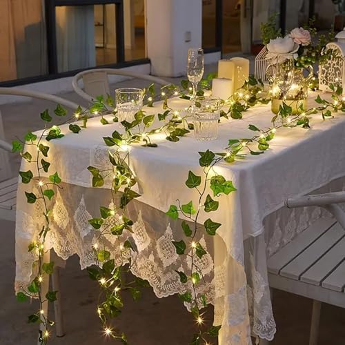 RECUTMS 36 Pack 258Ft Fake Ivy Vines with String Lights for Room Decor - Image 4