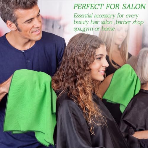 Shimeyao 48 Pack Salon Towels Bleach Proof Microfiber, Sage Green - Image 6