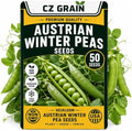 50 Austrian Winter Pea Seeds | Cool Season Cover Crop Seeds for Planting by CZGrain