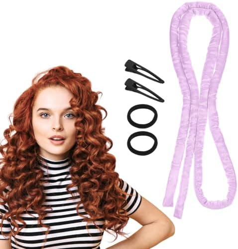 Heatless Curling Rod Headband, Heatless Hair Curler Overnight by Unknown