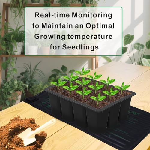 AIICIOO 2 Pack Seedling Heat Mats 10"x 20.75" Warm Hydroponic Heating Pad for Indoor Gardening, Seed Starting Germination, Greenhouse, Brewing - Image 5