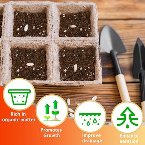 Seed Starting Soil Mix 10qt, Seed Starter Seedling Soil Ready to Use Suitable for Vegetable, Flower, Houseplant and Bonsai - Image 3