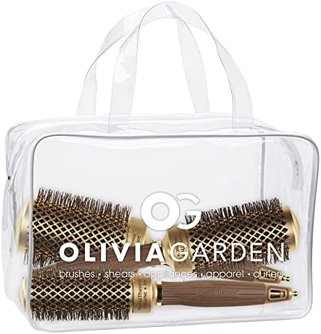 Olivia Garden NanoThermic Ceramic + Ion Round Thermal Hair Brush - Not Electrical - Professional Blowout Brush for Normal to Thick Hair by Unknown