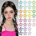 VIBILIA Star Hair Clips Y2K Multicolor Metal Hair Accessories-30 PCS 1.18" by VIBILIA