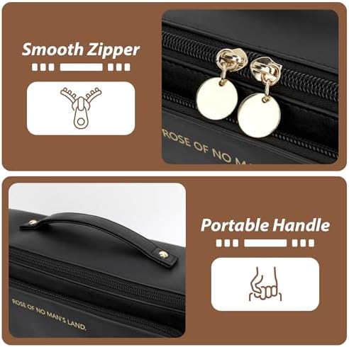 Hot Hair Tools Travel Bag with Heat Resistant Silicone Mat, Black - Image 7