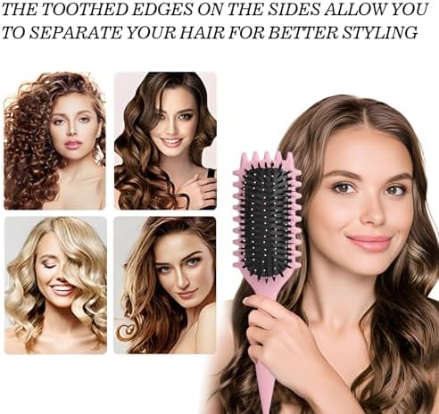 Curly Hair Brush, 2025 Curly Hair Products Curl Defining Brush, Bounce Defining Hair Shaping for Women Men,Pink - Image 2