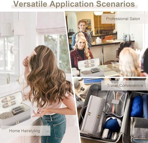 BAGCRAZY Travel Case for Shark FlexStyle & Dyson Airwrap, Gray and Beige - Image 7