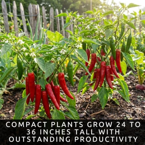 Red Cayenne Pepper Seeds for Planting | Hot Chili Peppers | 100 Seeds - Image 5