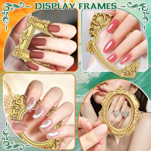 20 Pcs Mini Gold Vintage Picture Frames for DIY Wall Hanging,Craft Decor - Image 6
