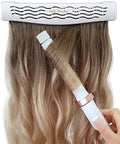 Hair Works 4-in-1 Hair Extension Style Caddy - Lightweight, Waterproof and Portable, This Hair Extension Holder Is Designed To Securely Hold Your Extensions While You Wash, Style, Pack and Store Them by Hair+Works