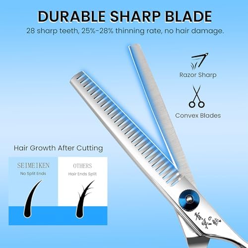 Hair Thinning Scissors, Professional 440C Thinning Shears - Image 2