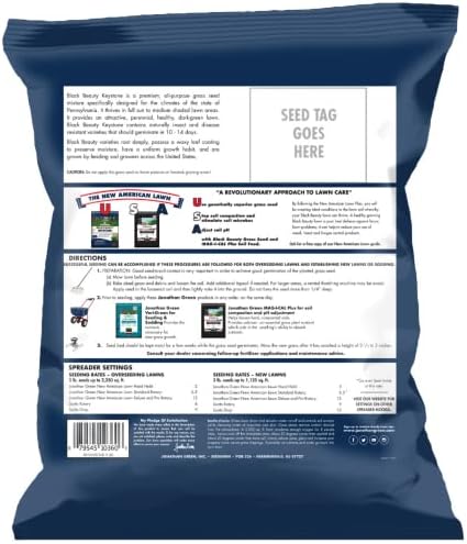Jonathan Green Black Beauty Keystone PA Grass Seed - 3 lb - Image 2