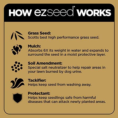 Scotts EZ Seed Dog Spot Repair Tall Fescue Lawns, 2 lbs. (Pack of 6) - Image 4