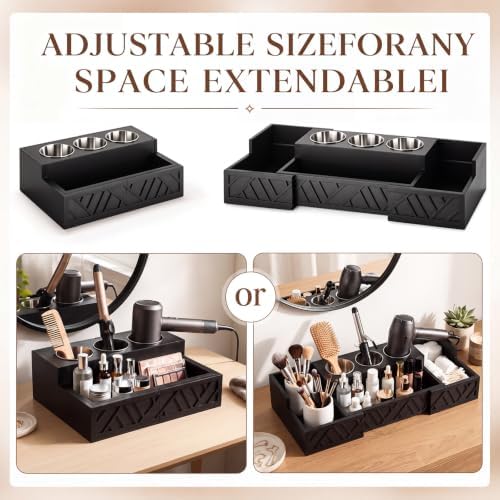 Gerrii Extendable Hair Tool Organizer, 12.6 to 25 Inch - Image 5