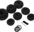 Teenitor Hair Styling Kit: 5 Bands, 20 Bobby Pins, 7 Chignons (2 Small, 2 Medium, 1 Large, 1 Extra-Large), Black by PERFECTYOURBEAUTY