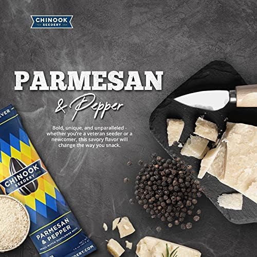 Chinook Seedery Sunflower Seeds to Eat - Parmesan & Pepper - 1.5 oz 36 Pack - Image 3