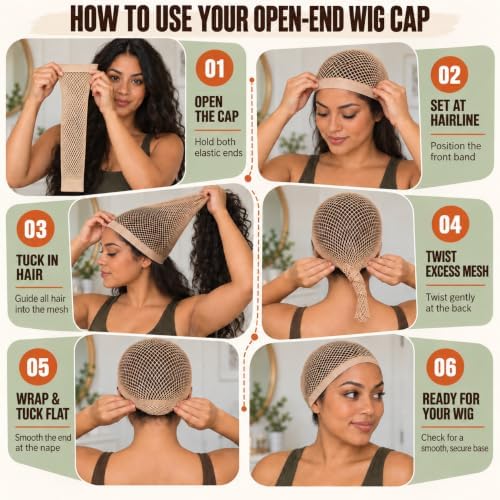Latex Bald Cap for Adults, Realistic Nude Costume Cap (4PACK) - Image 6