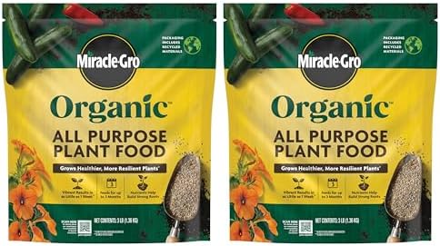 Miracle-Gro Organic All Purpose Plant Food, 3 lb. (2-Pack) by Unknown