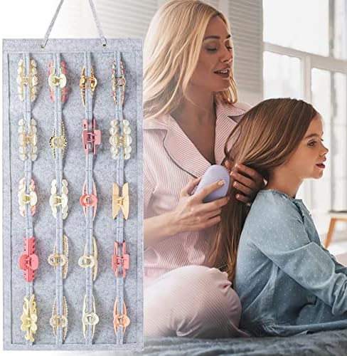 SMUK Large Hair Claw Clip Organizer Holder, Hanging Claw Clips Storage for Women Girls, Hair Clip Stand Holder for Wall, Door, Closet, Big Claw Clip Display for Teen Girls - Image 5