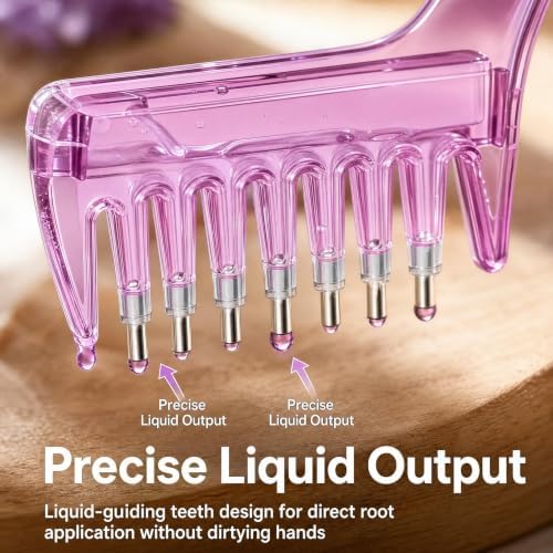 Scalp Hair Oil Applicator Comb,Oil Dispensing Hair Brush for Hair Care - Image 3