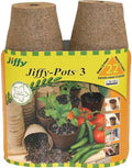 Jiffy Biodegradable Peat Pots for Seedlings, 3 Inch, 22 Pack by Jiffy
