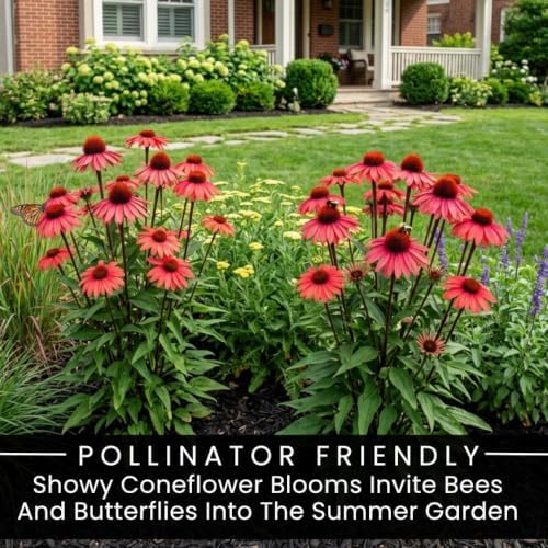 5 Watermelon Coneflower Live Plugs – Orange Echinacea Perennial Plants - Image 6