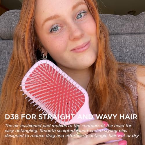 Denman Power Paddle Hair Brush for Quick and Convenient Detangling, Blow Drying and Styling - Combination of D3 Styling Pens & Paddle Brush - For Men and Women P038 - Image 3