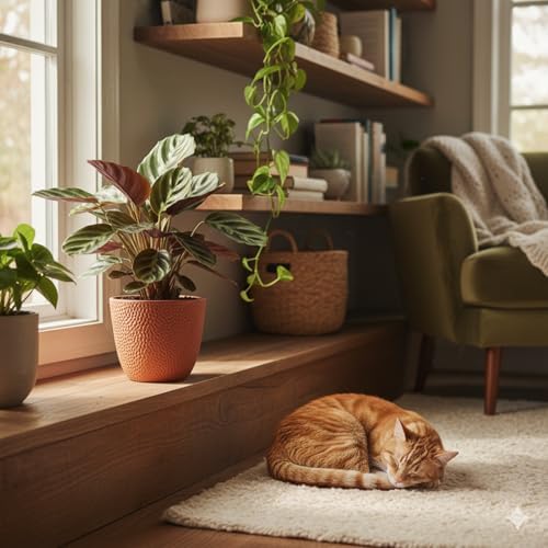 Calathea Collection (4 Pack) Live Plants – Stunning Foliage Prayer Plants Like Orbifolia, Rose Painted, White Star & Dottie – Easy Indoor Tropical Plants – Pet Friendly – Natural Air Purifiers - Image 6