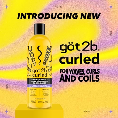 Got2B Curled Defining Jelly, Curl Gel for Wavy to Coily Hair, 15 Ounce (Pack of 6) - Image 3