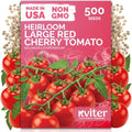 500 Large Red Cherry Tomato Heirloom Vegetable Seeds, Solanum Lycopersicum by KVITER