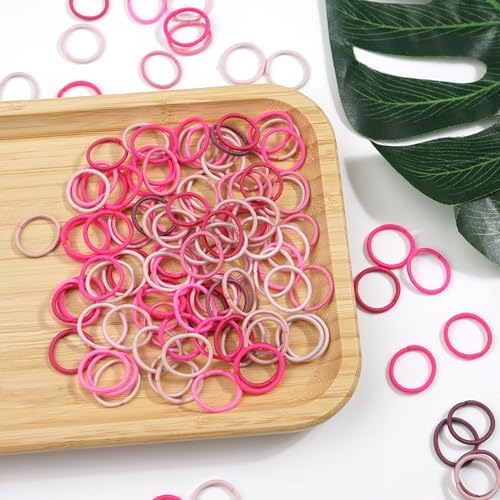 CÉLLOT 360PCS Small Hair Ties,2cm in Diameter Rubber Elastic Ties for Baby - Image 7