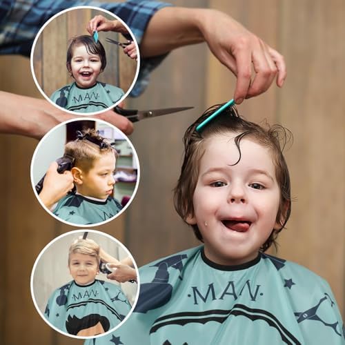 Professional Hair Cutting Cape(2 Pack), Salon Barber Cape with Adjustable Snap Closure - Image 7