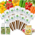 Fruit Seed Pods Kit Hydroponic -12 Refill Grow Pods with 6-Packet Seeds of Mini Cucumber/Bell Pepper/Carrot, Strawberry, Cherry Tomato & Radish, Compatible with All Hydroponics Growing Systems by Hreblink