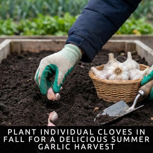 8 Hardneck Garlic Bulbs for Planting, Large Cloves for Home Gardens - Image 3