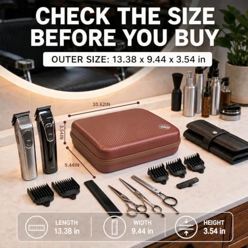 Boobowl Barber Accessories Bag for Clippers and Supplies, Hair Clipper Box - Image 6