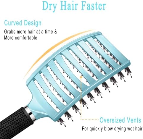 Detangling Brush for Women & Kids, Wet & Dry Hair, All Hair Types - Image 6