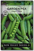 Sow Right Seeds - Sugar Snap Pea Seed for Planting Outdoors Vegetable by SowRightSeeds