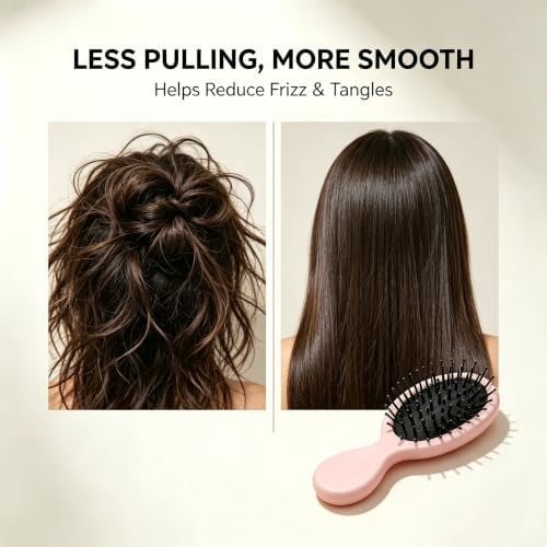 12 pcs Mini Hair Brush,Travel Detangling Brush - Image 6