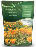 Outsidepride Eschscholzia Orange California Poppy Seeds - 1 lb. Annual, Native, Drought Tolerant Wildflower Seeds w/Vibrant Blooms for Full Sun & Drought-Tolerant Pollinator-Friendly Gardens by Outsidepride