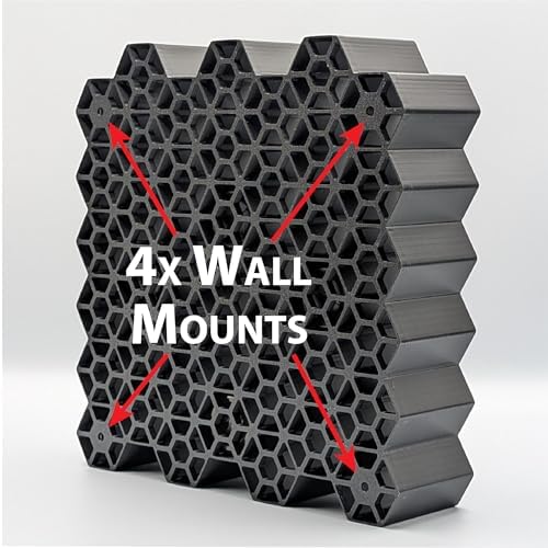 Markvicka Designs Large Bottle Organizer for Shades EQ, Lumishine, Gloss Toner, Deepshine Xpress, Colorance, Demi-Permanent, Igora Vibrance | Hexagon Organizer | Stackable & Wall-Mount Salon Decor - Image 3