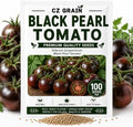 Black Pearl Tomato Seeds for Planting | 100 Seeds | Dark Cherry Tomato by CZGrain