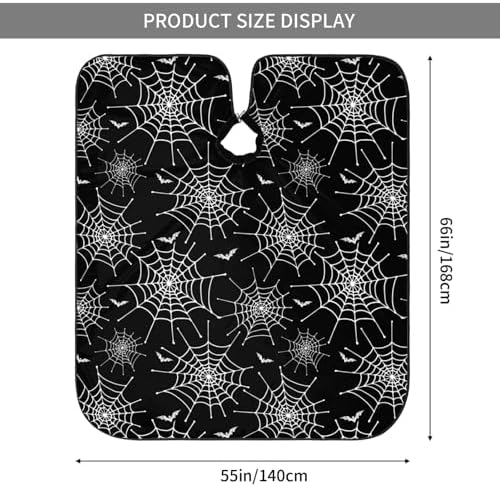 Skull Vintage Hair Cutting Barber Cape Hair Salon and Dyeing Styling Cloth for Women/Men - Image 4