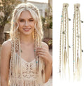16" Clip in Dreadlocks Hair Extensions for Cosplay (Light Blonde) by Unknown