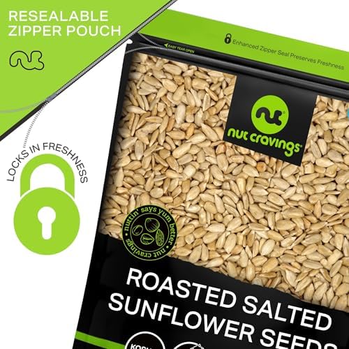NUT CRAVINGS - Roasted Salted Sunflower Seeds Kernels to eat (8oz - 1 Pack) - Image 5