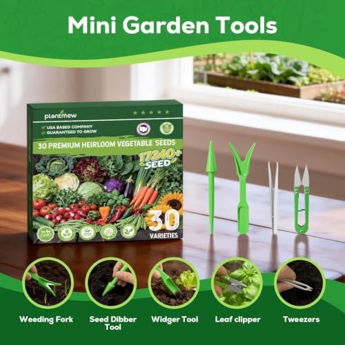 Fall Winter Vegetable Heirloom Seeds | 30 Varieties | 17240+ High Yield Garden Seeds | Lettuce, Kale, Sweet Basil, Cherry Tomato& More | 2026 Season | for Indoor & Outdoor Home Planting - Image 3