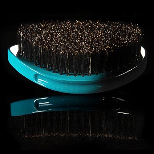 Torino Pro Curve #156 - Medium 100% Boar Bristle Curved Palm Brush for Laying 360 Waves - Use With Wave Cap or Durag - Luxury Brush for Men - Image 4
