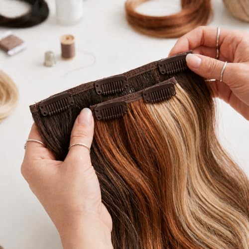 9-Tooth Plastic Wig Clips, Dark Brown Hair Extension Clips, 20 Pack - Image 5